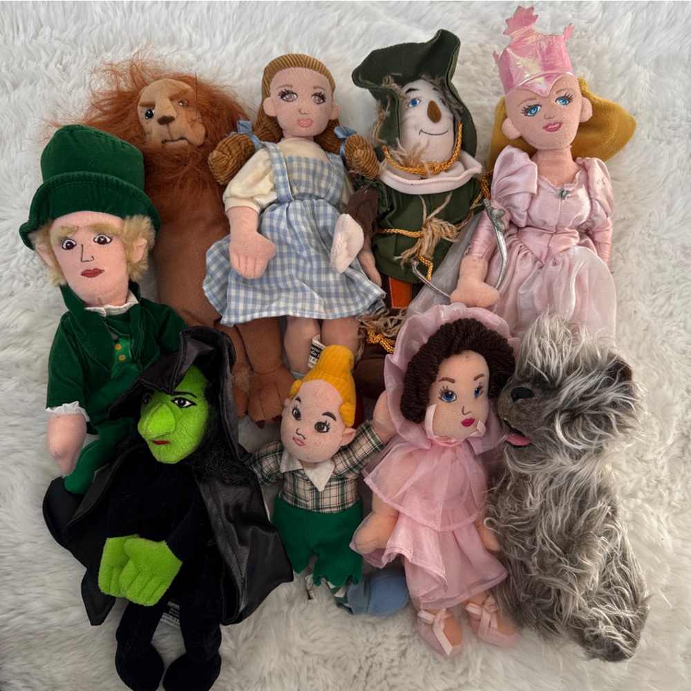 Vintage 1998 Wizard of Oz Plush Doll Set (Lot 2)